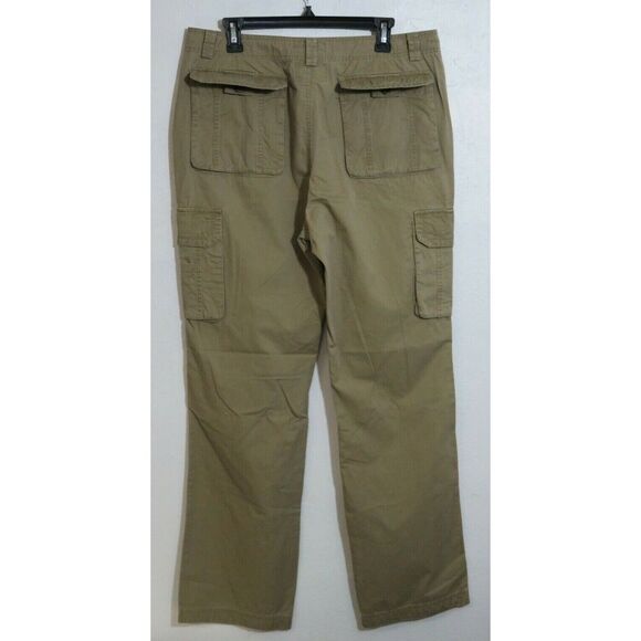 Mens Jeep Jalopy Cargo Pants Hiking Size 36x32 Cotton Brown Photography‎ Pockets - Picture 2 of 9